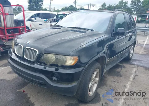 2001 BMW X5 3.0I из США, поврежденный, VIN WBAFA53531LM74453